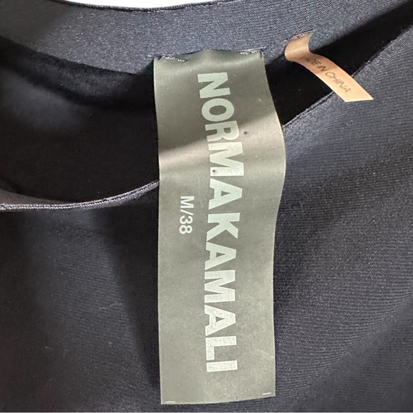Norma Kamali Drop Shoulder Dress Midnight Blue Medium - Picture 6 of 11